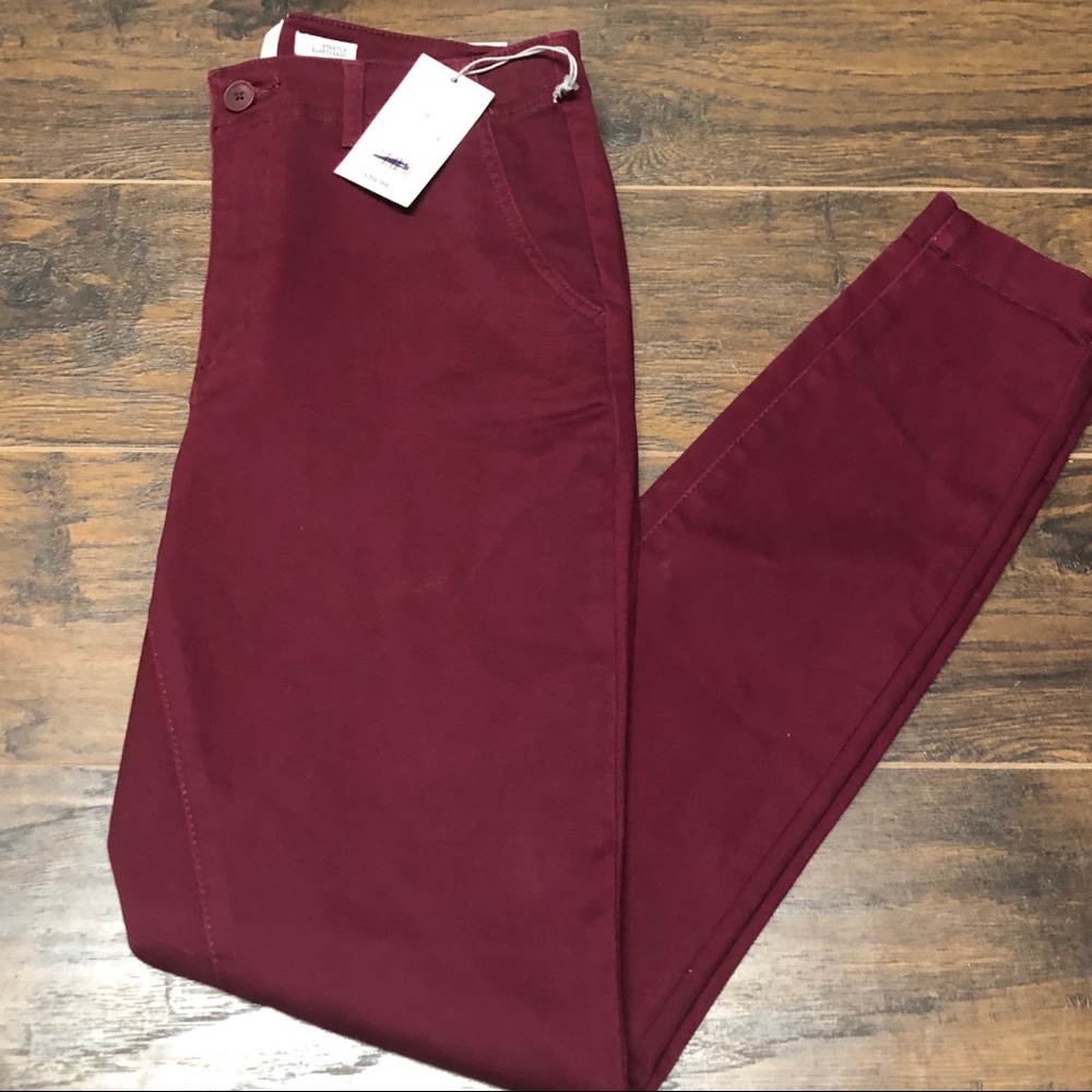 A New Day Boysenberry High Rise Skinny Pants 8 R